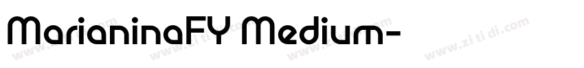 MarianinaFY Medium字体转换